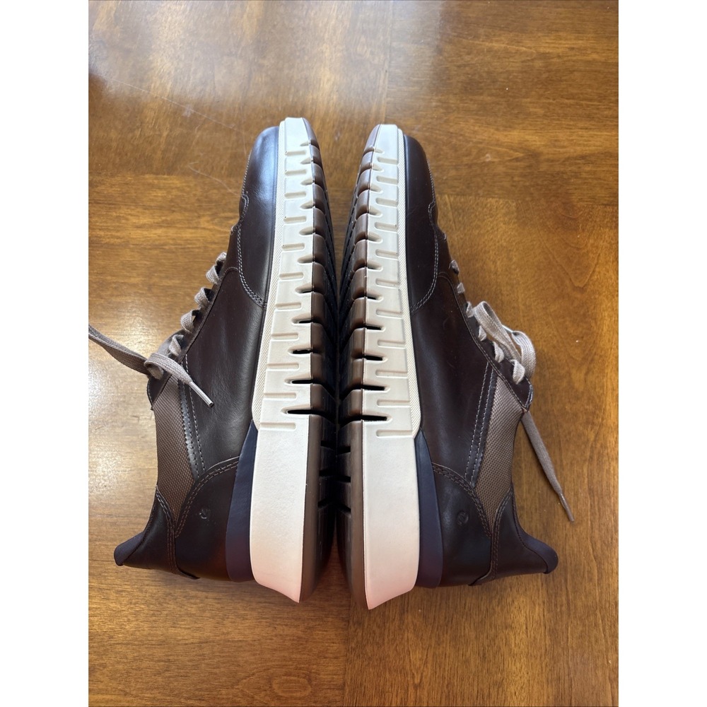 ECCO Mens Gruuv Studio Sneaker Brown Sz 11-11.5 - Picture 3 of 8